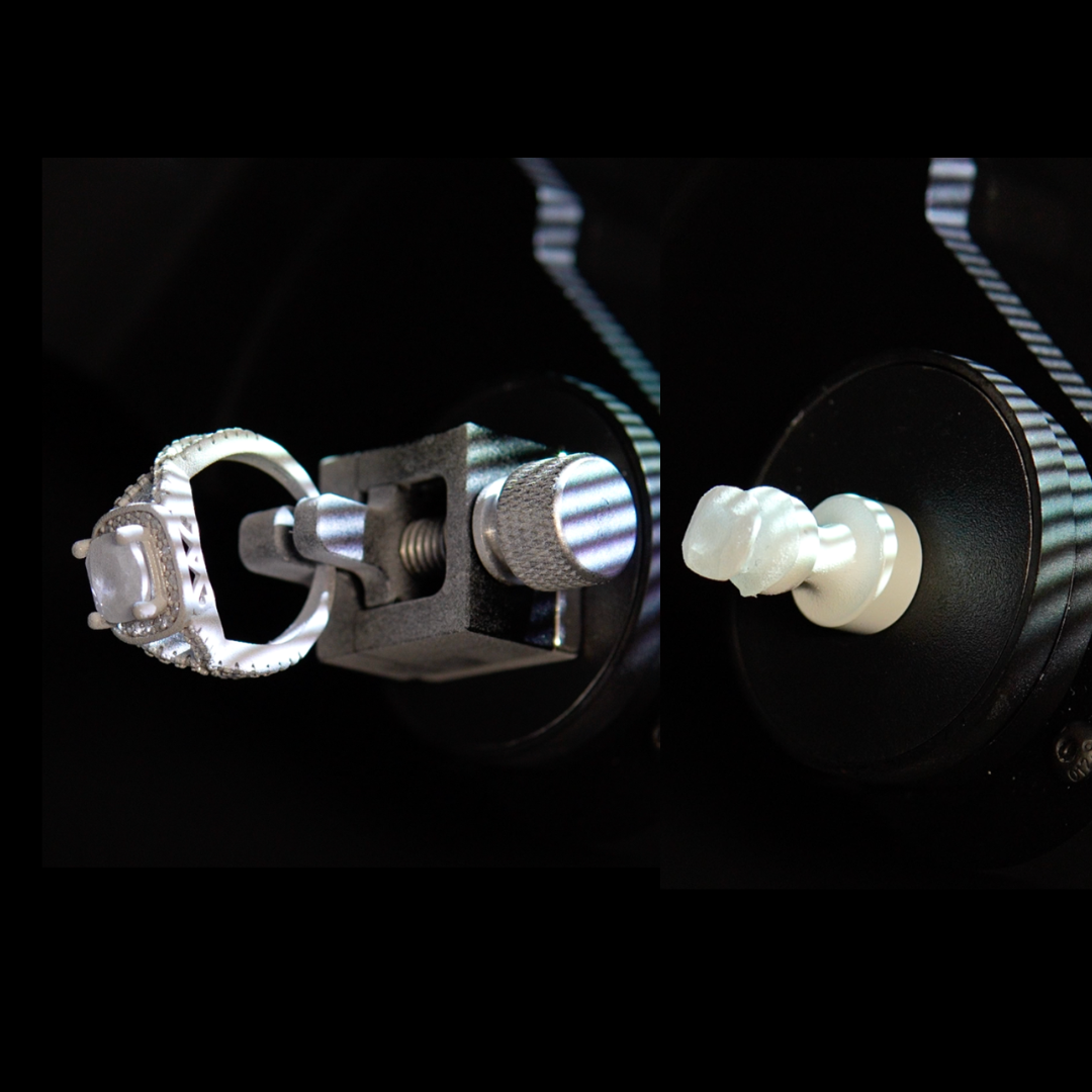 Irregular gemstone captured for CAD-ready jewelry design