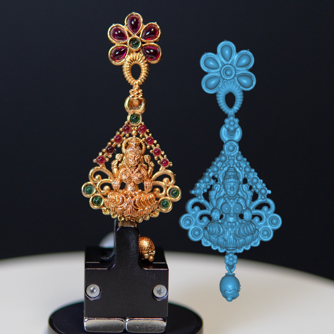 Digital jewelry archiving scan example