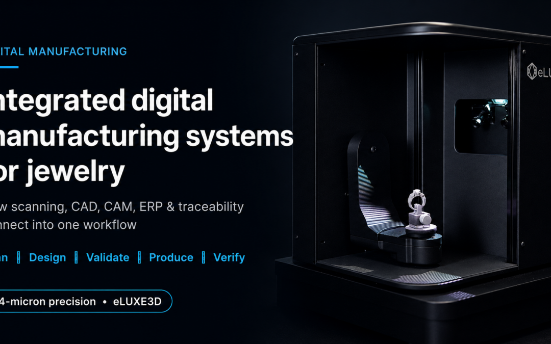 Integrated Digital Manufacturing Systems for Jewelry: How Scanning, CAD, CAM, ERP, and Traceability Connect Into One Workflow