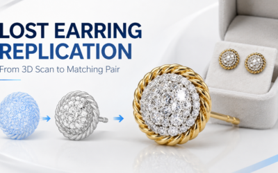 Lost Earring Replication: How eLUXE3D Scanning Technology Helps Jewelers Recreate a Missing Match