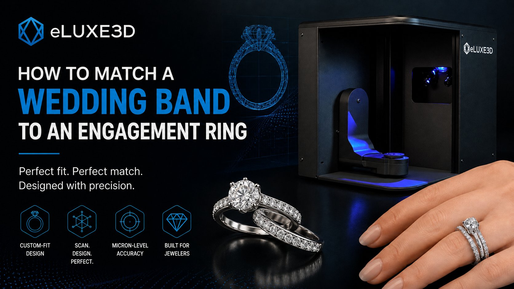 Match a wedding band to engagement ring